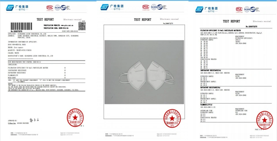 5 Layers KN95 Face Mask 95% Meltblown Cloth Filter Anti Pm2.5 Protective Respirator China Standard Safety Mask Disposable Mask KN95 Mask